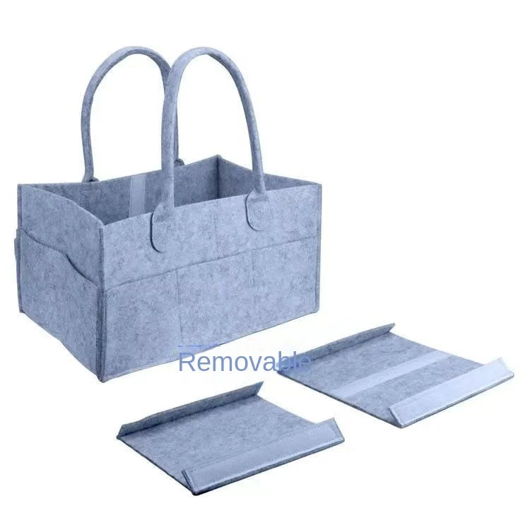 Organizador de Fraldas Portátil | Caddy Bag para Bebê