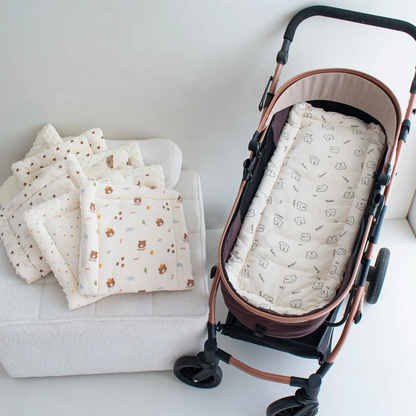 Baby Stroller Seat Cushion – Ultra-Soft & Cozy Ride for Your Little One