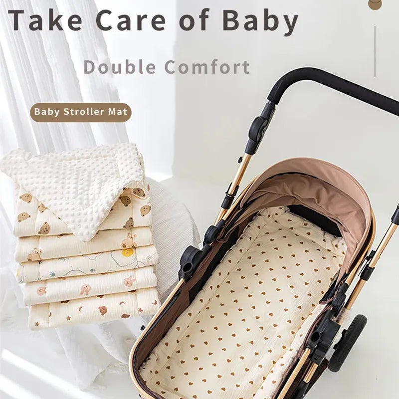 Baby Stroller Seat Cushion – Ultra-Soft & Cozy Ride for Your Little One