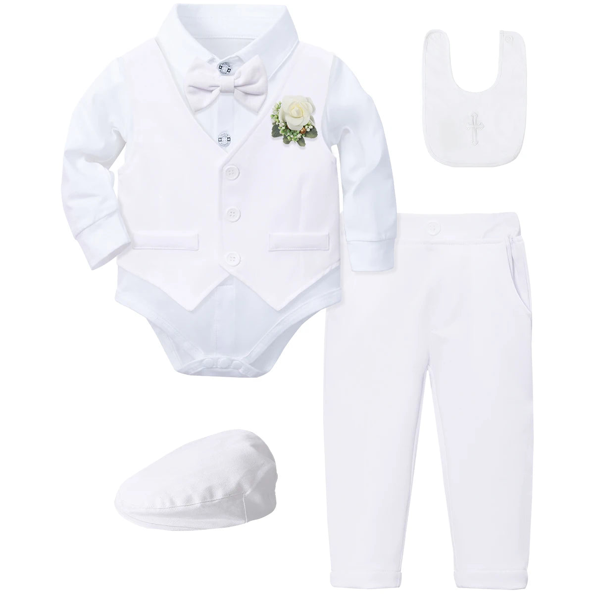 Baptism Outfit for Baby Boy – Christening Suit Set (3–18 Months)