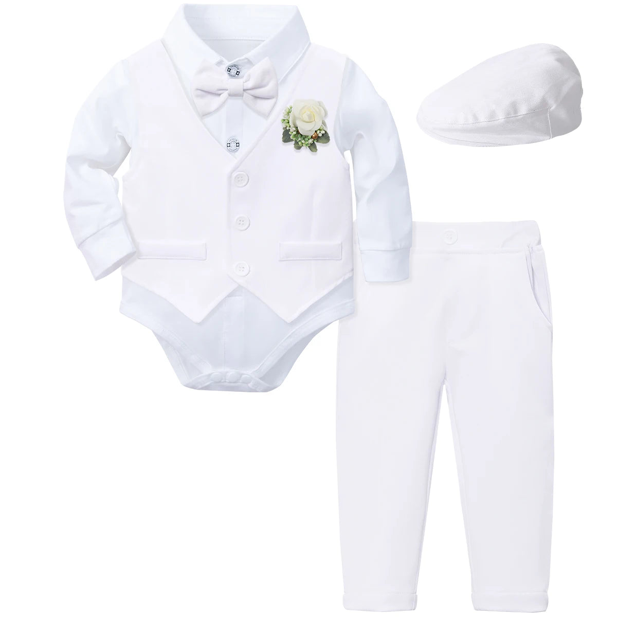Baptism Outfit for Baby Boy – Christening Suit Set (3–18 Months)