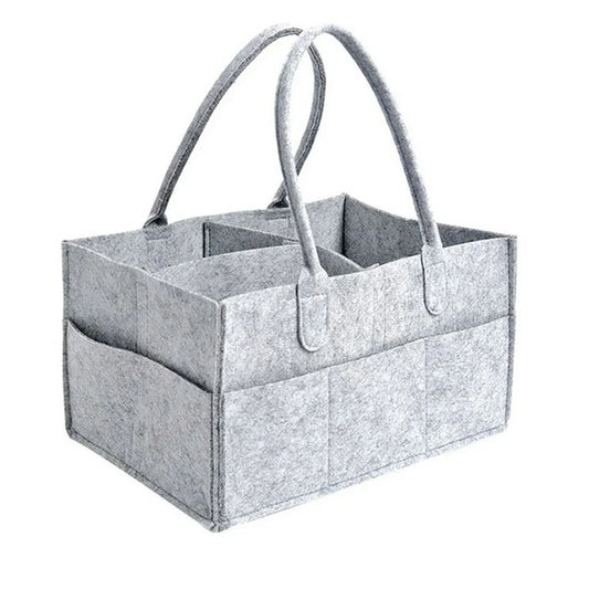 Organizador de Fraldas Portátil | Caddy Bag para Bebê