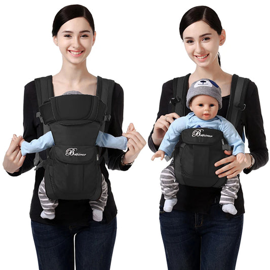Canguru Ergonômico 4 em 1 — Conforto e Praticidade para Bebê e Família